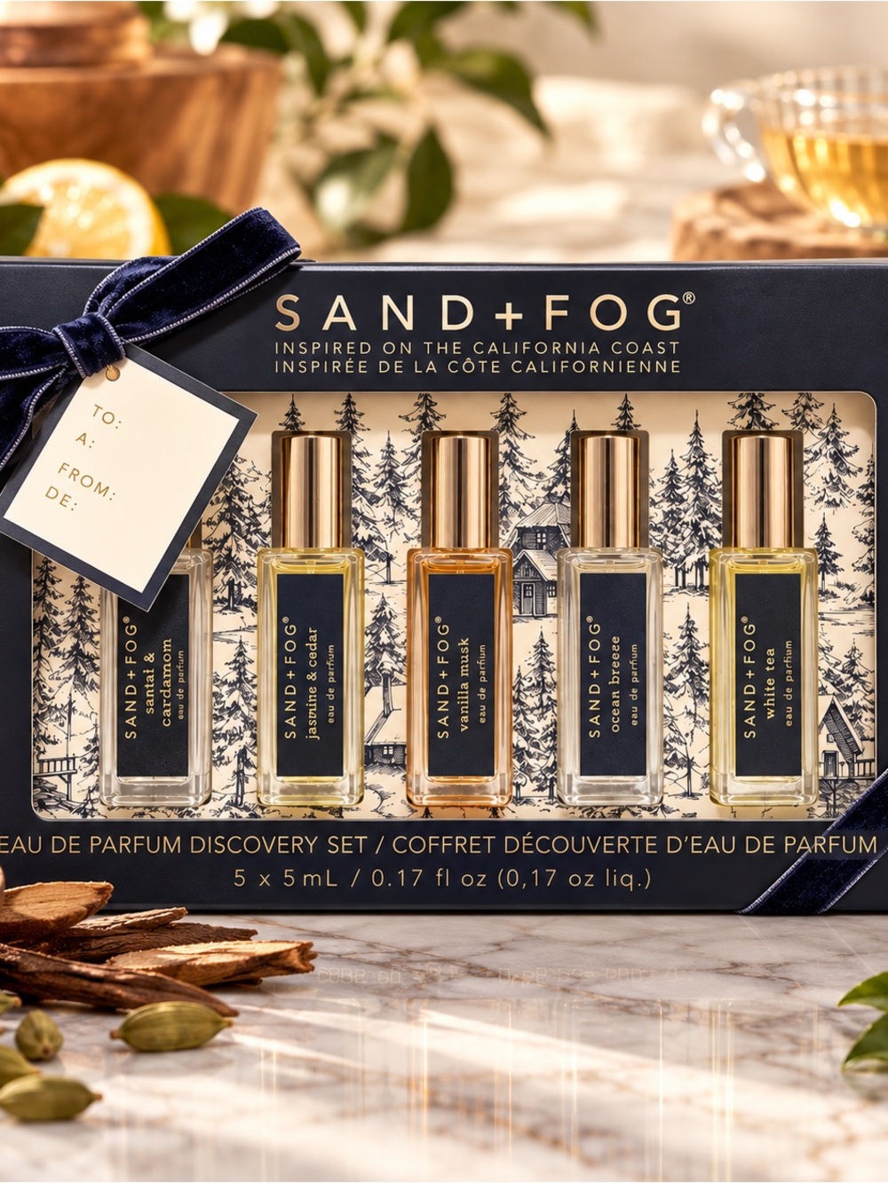 SAND + FOG Fragrance Oil Discovery Gift Set – 5 × 5 mL
